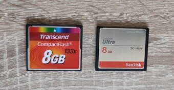 PAMĚŤOVÉ KARTY CompactFlash (CF) 2X 8 GB