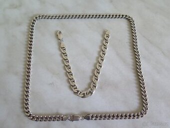 Masivní pánský řetízek - stříbro 925