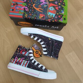 Originální tenisky kotníkové art design 37