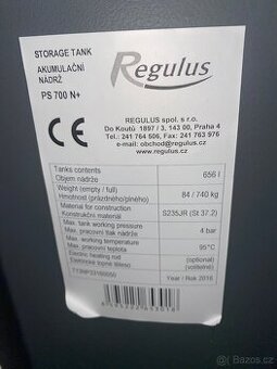 Akumulační nádrž Regulus typ PS700N+