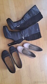 Prodám zimní kozačky a dámské lodičky