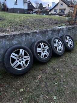 Alu VW 5x100 r15 - zimní pneu