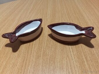 Servírovací misky ve tvaru rybek, 2 kusy