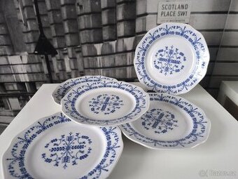 5ks porcelánových dezertních talířů Bohemia, ČSSR