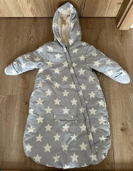 Zimní fusak do kočárku vel. 68/74