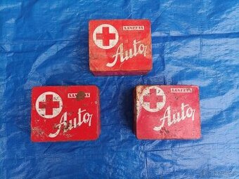 Plechové autolékárničky Auto Sanitas, 3 kusy