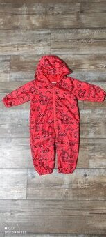 Šusťákový overal s auty