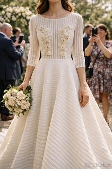 Luxusní svatební šaty