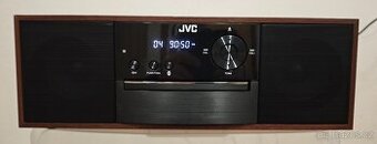 JVC RD-E761 mikrosystém – CD, Bluetooth, FM rádio, ovladač