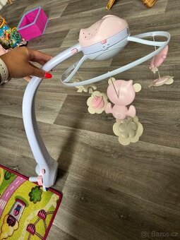 Hudební kolotoč s projekcí 3v1 Dusty Pink