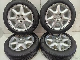 Letní alu kola Mercedes 5x112 R16 ET37 pneu 205/55/16 Pirell