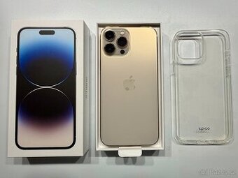 Apple iPhone 13 PRO MAX / 128Gb / Gold / Baterie 92%