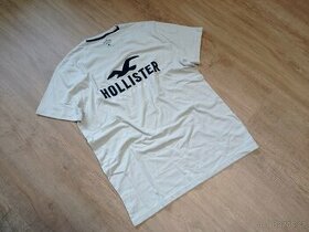 NOVÉ tričko Hollister - L (světle šedá)