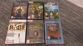PC Hry - Deus EX, Anachronox, Rage, Gothic, Baldurs Gate