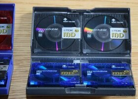 MD minidisc box 2x DEJA s TDK 80/74min., super stav, sada 8+