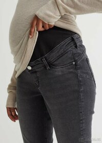 Těhotenské džíny H&M, vel. XL - 1