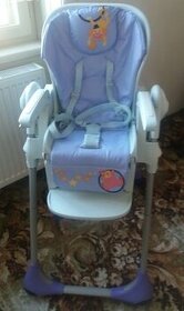 Jídelní židle/ židlička Chicco Polly s pultíkem - 1
