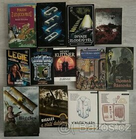 Prodám mix knih - sci-fi, fantasy, historické,… :