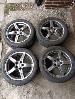 Alu disky Anzio 17" + pneumatiky Dunlop Sport Maxx