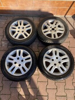 Alu VW golf 3 + pneu , rozteč 4x100,205/50R/15 86H