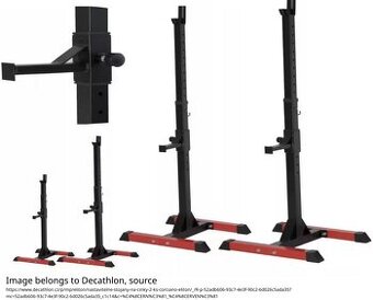 Použitý stojan na činky Decathlon (černá barva)