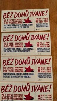 Prodám vstupenky na Festival:"Běž domů Ivane". - 1