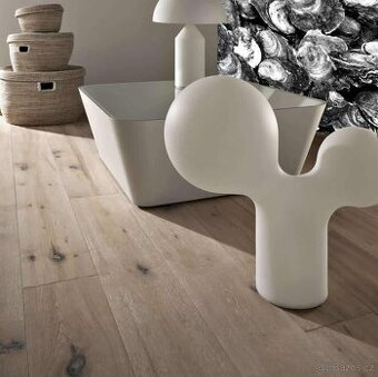 Dubová podlaha Baltic Wood Porcelain, kartáčovaná, 63m2 - 1
