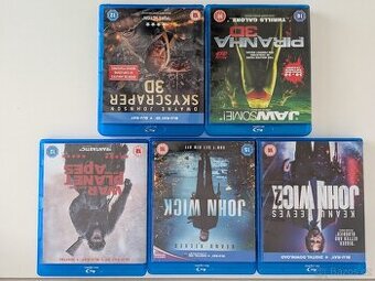 5 Blu-Ray+3D films for sale