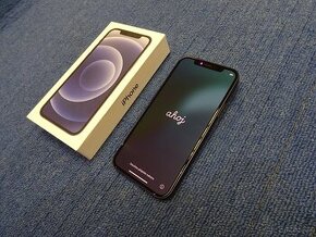 APPLE iPhone 12 64GB black + 5D sklo