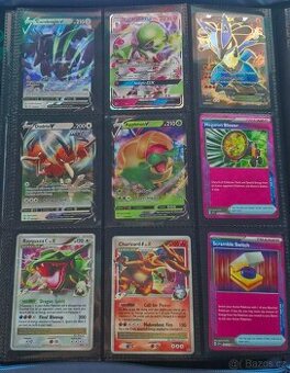 Sbírka Pokémon karet - vše originální z tinů a boosterů