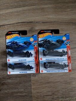 Hotwheels f1 formule mercedes petronas, williams racing