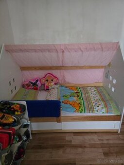 Dětská domečková postel 160x80