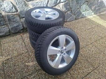 prodám zánovní Alu sadu disku v TOP STAVU ŠKODA SCALA, KAMIQ