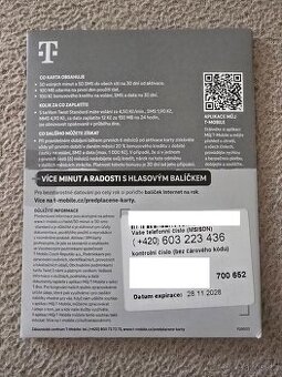 T-Mobile hezká čísla