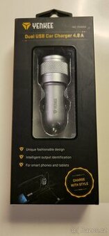 USB autonabíječka YENKEE 2x2,4 A - NOVÁ