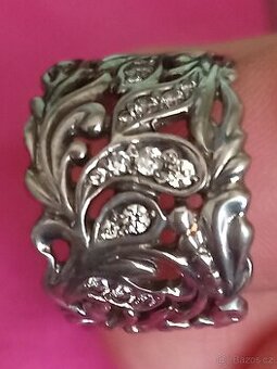 Prsten masivní stříbrný