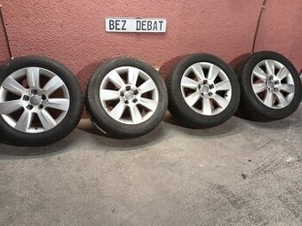 Alu originál Audi 17" 5x112 pneu na výměnu