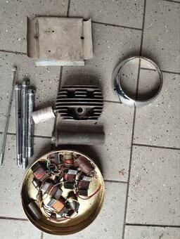 Díly Jawa pionýr nové chrom.. 20, 21, 23