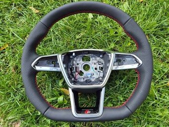 AUDI A6 A7 C8 Q8 S8 ETRON VOLANT kozeny zkoseny / vyhrievany