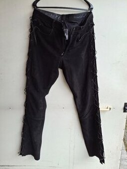 Moto kalhoty kožené