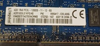 Kingston 4GB DDR3L SODIMM 1600MHz