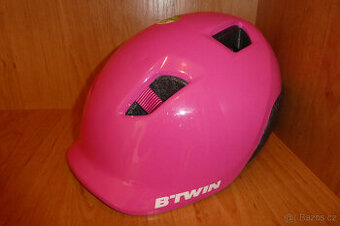 detská přilba B´twin růžové barvy - 1