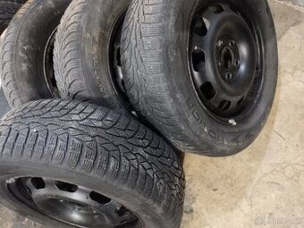 15" DISKY 5X112mm + ZIMNÍ PNEU 195/65 R15 91T M+S