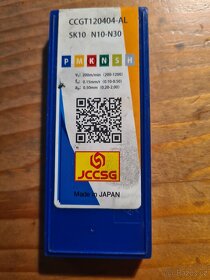 Japonské břitové destičky pro soustruh