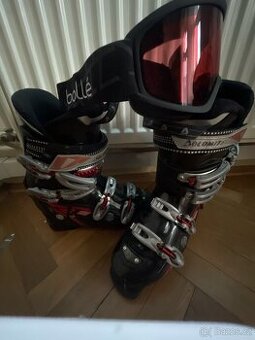 Lyžařské boty + lyžařské brýle – set