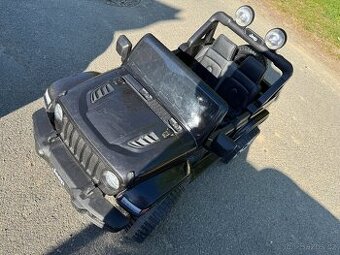 Dětské el. autíčko JEEP Rubicon - dvoumístné, dálkové ovl.