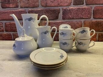 Kávová souprava Thun – Československo, retro porcelán