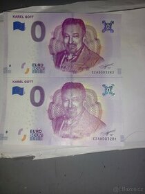 0€ Karel Gott bankovka