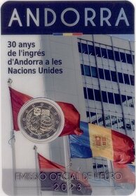 Andorra 2016 - 2023 - euro mince a sady - nove ceny - 1