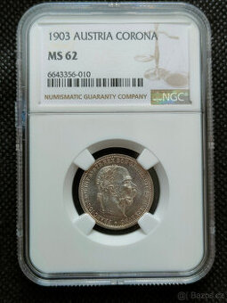 1 Koruna 1903, František Josef I., TOP stav